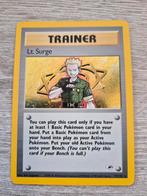 Lieutenant Surge Holo Gym Heroes 17/132, Enlèvement ou Envoi, Comme neuf, Cartes en vrac, Foil