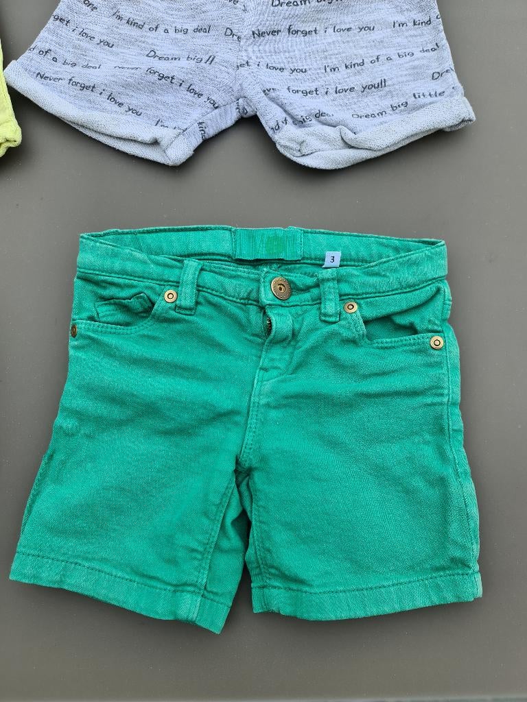 groene korte jeans broek, Limon, 98, Kinderen en Baby's, Ophalen, Zo goed als nieuw, Broek