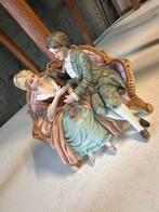 Biscuit porcelein , Victoriaans beeld , Vintage, Ophalen, Zo goed als nieuw