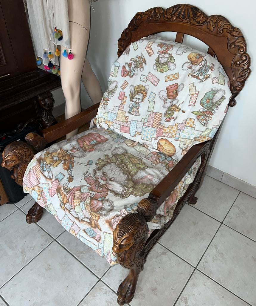 Vintag 1 zit zetel, Antiquités & Art, Enlèvement