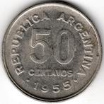 Argentine : 50 Centavos 1955 KM #49 Ref 15887, Timbres & Monnaies, Monnaies | Amérique, Enlèvement ou Envoi, Amérique du Sud, Monnaie en vrac