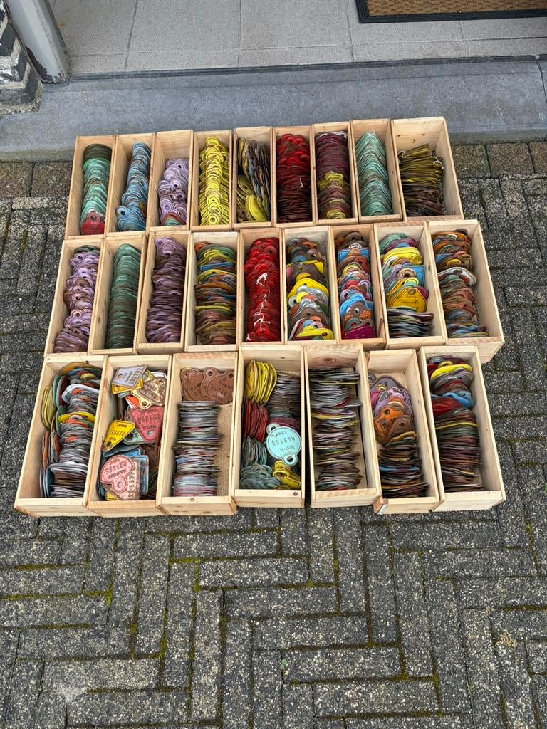 +~2500 fietsplakken alle provincies, Ophalen