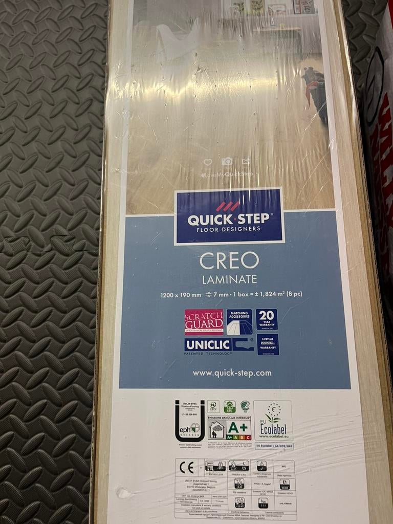 3 pakken Quick-Step CREO Laminate, Ophalen, Nieuw, Hout, Laminaat