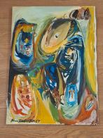 Finn Pedersen - cobra compositie - olie op doek - 1969, Ophalen