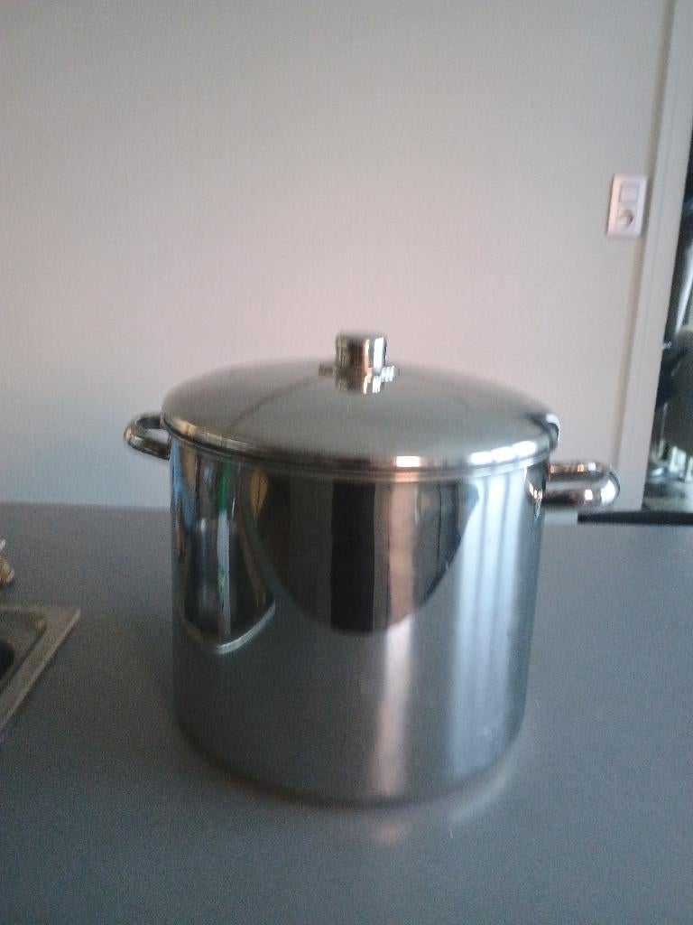 kookpot voor soep  inox hoogte 26 cm diameter 30 cm, Enlèvement, Utilisé, Inox, Autres types