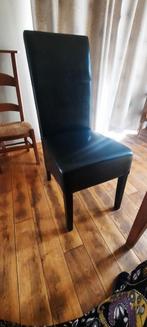 4 chaises en cuir, Maison & Meubles, Chaises, Enlèvement, Cuir