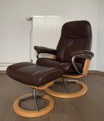 Stressless Design Fauteuil incl. Voetenbank, Huis en Inrichting, Fauteuils, Ophalen, Leolux Himolla Hukla Natuzzi Lounge Eames Vitra Knoll