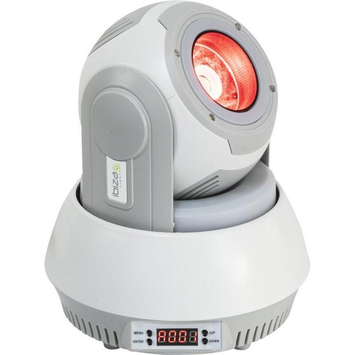 BEAM MOVING HEAD 40W RGBW 4-IN-1 MET 2 LED RINGEN., Muziek en Instrumenten, Licht en Laser, Nieuw, Overige typen, Ophalen of Verzenden