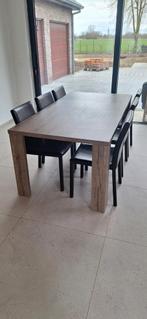 Landelijke eettafel 6 personen, Huis en Inrichting, Complete eetkamers, Ophalen