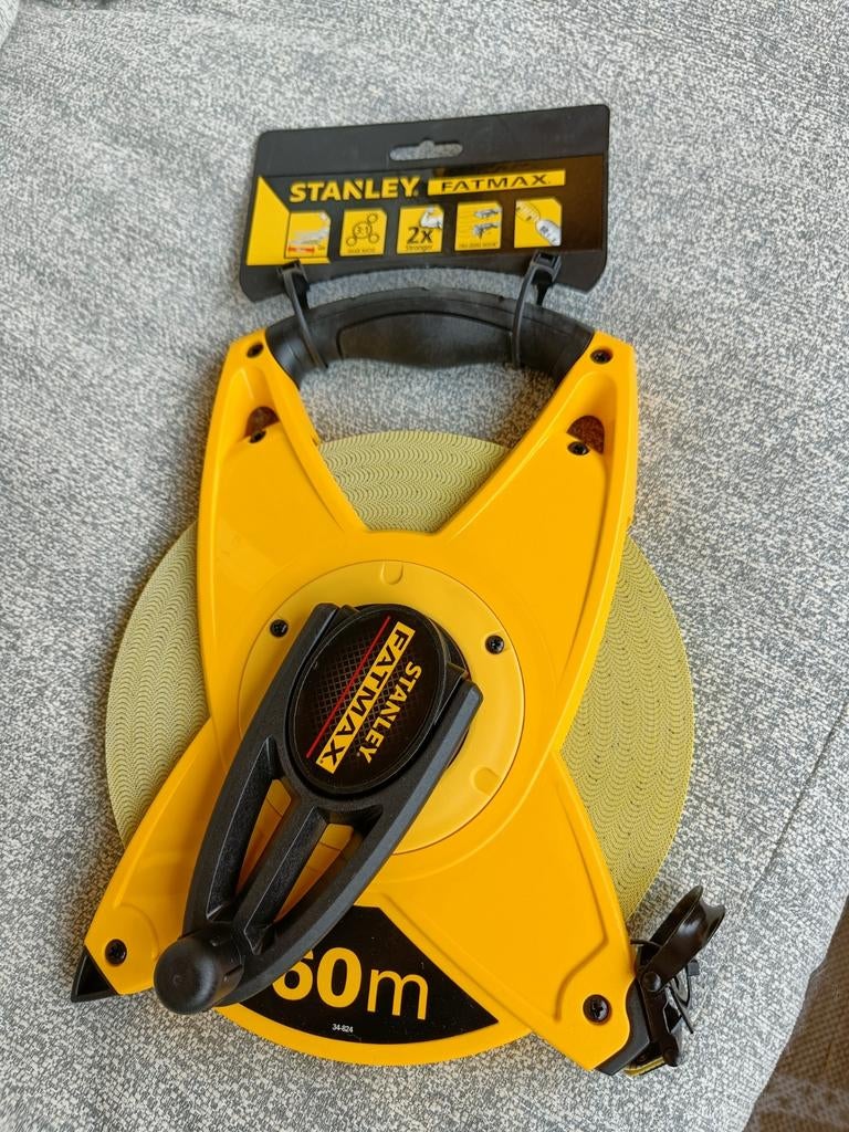 Stanley landmeter fatmax 60m - 19mm open kast, Enlèvement, Neuf