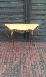 Italiaanse meesing marmeren console tafel -F.lli orsenigo, Antiek en Kunst, Ophalen