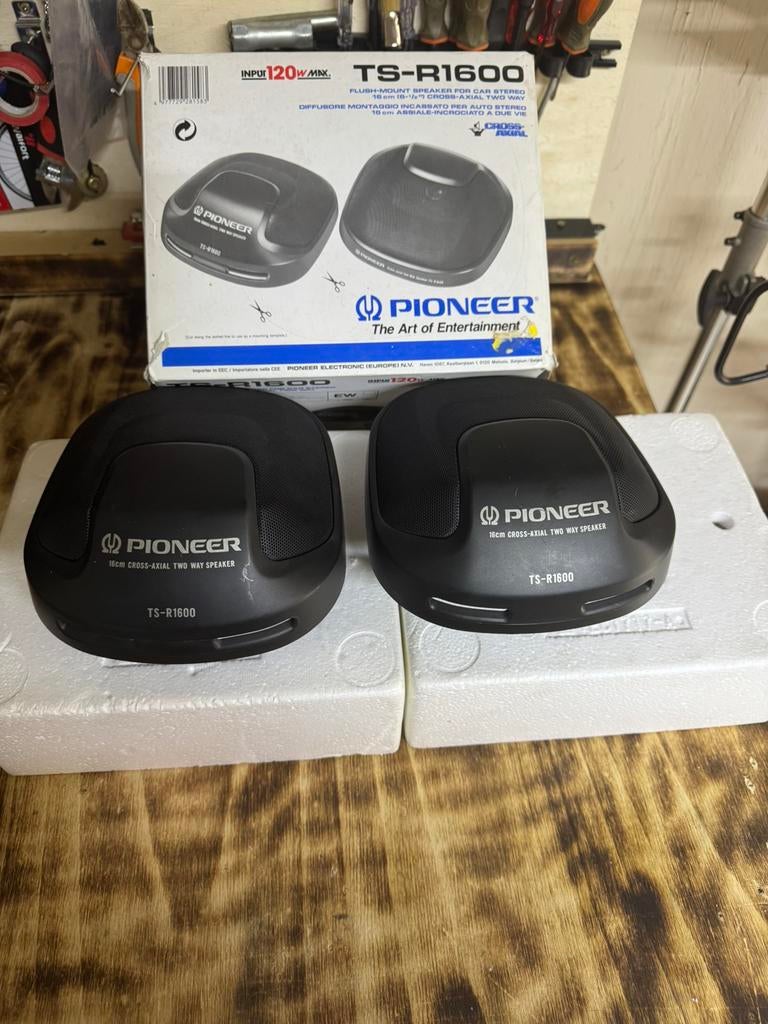 Pioneer TS-R1600 16cm 2-weg autospeakers., Ophalen of Verzenden, Zo goed als nieuw