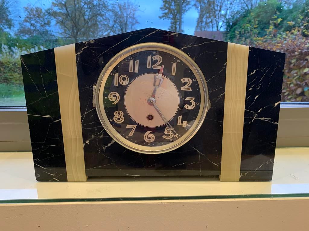 Marleren klok, Antiek en Kunst, Ophalen