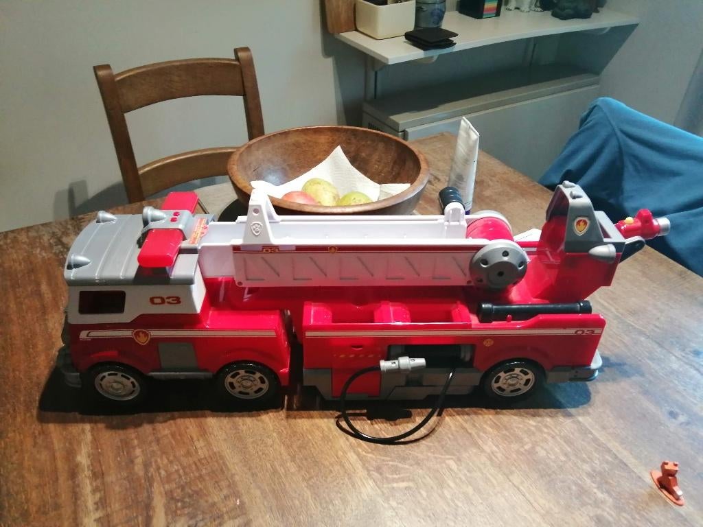 Brandweerwagen , paw patrol, Ophalen, Zo goed als nieuw
