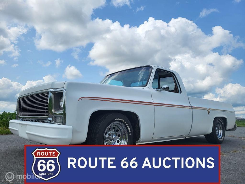 Chevrolet C10 Pickup | 1979 | Route 66 Auctions, Chevrolet, Zwart, Bedrijf, Handgeschakeld
