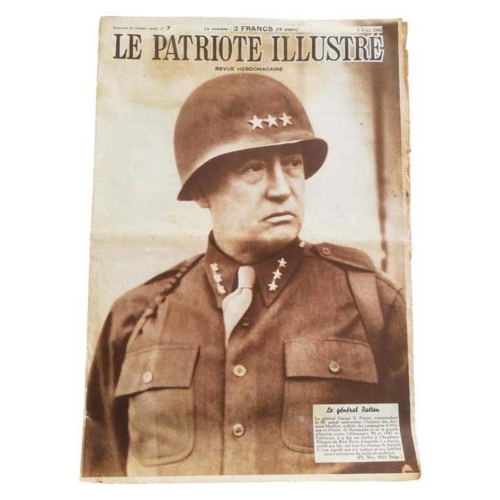 Le Patriote illustré - Le Général Patton, Collections, Objets militaires | Seconde Guerre mondiale, Autres, Enlèvement ou Envoi