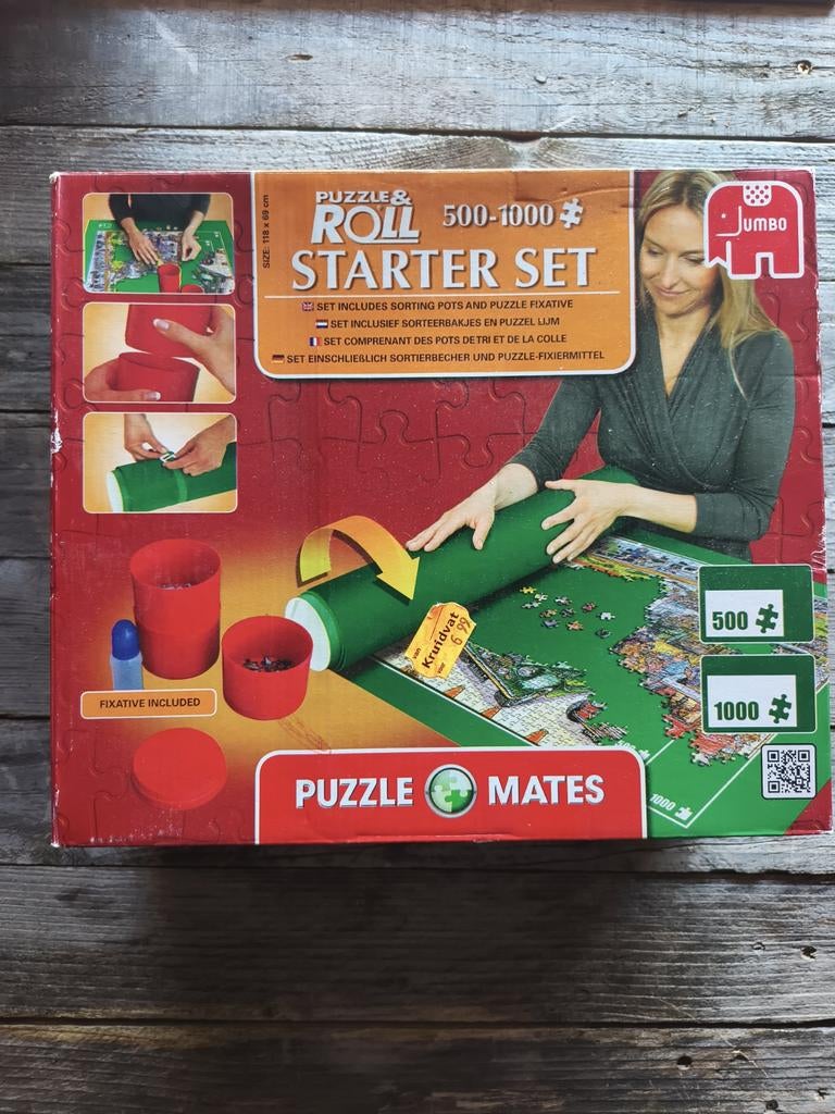 Puzzle & Roll starter set 500-1000 stukken, Ophalen, 500 t/m 1500 stukjes, Zo goed als nieuw, Overige typen