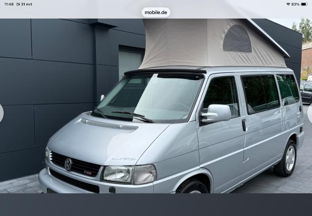 Gezocht vw t4 california, Caravans en Kamperen, Mobilhomes, Particulier