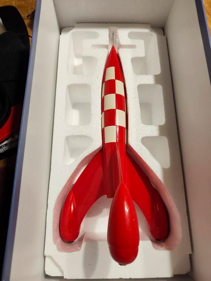 Fusée Tintin 42cm moulinsart, Collections, Personnages de BD, Tintin, Enlèvement ou Envoi