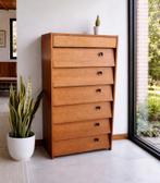 Prachtige XL vintage teakhouten schoenenkast, Huis en Inrichting, Ophalen, Gebruikt, Midcentury