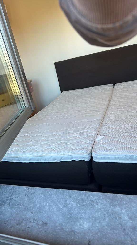 Boxspring, Maison & Meubles, Chambre à coucher | Lits boxsprings, Comme neuf, Enlèvement, 180 cm, 200 cm