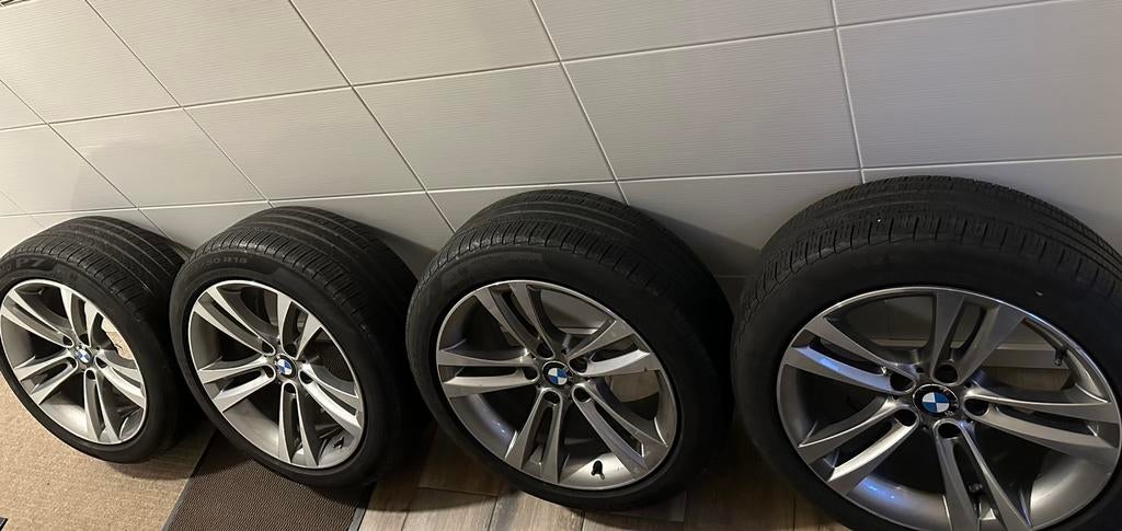 Bmw F serie velgen met sterbanden (rsc) tpms, Ophalen, 18 inch, Gebruikt, Banden en Velgen