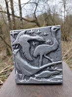 Oeuvre/Willy Ceyssens/sculpture murale oiseaux/aluminium, Enlèvement ou Envoi
