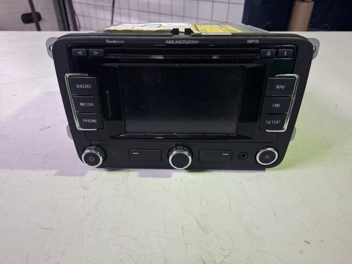 Radio/Lecteur CD d'un Skoda Fabia, Autos : Pièces & Accessoires, -, 3 mois de garantie, Utilisé, Skoda