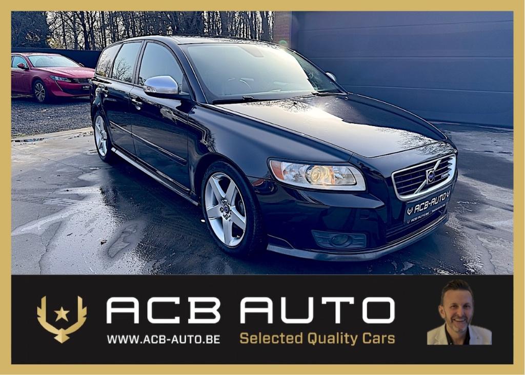 Volvo V 50  R Design 1.8 benzine / Leder, Auto's, Volvo, Bedrijf, Te koop, V50, ABS, Airbags, Airconditioning, Boordcomputer, Centrale vergrendeling