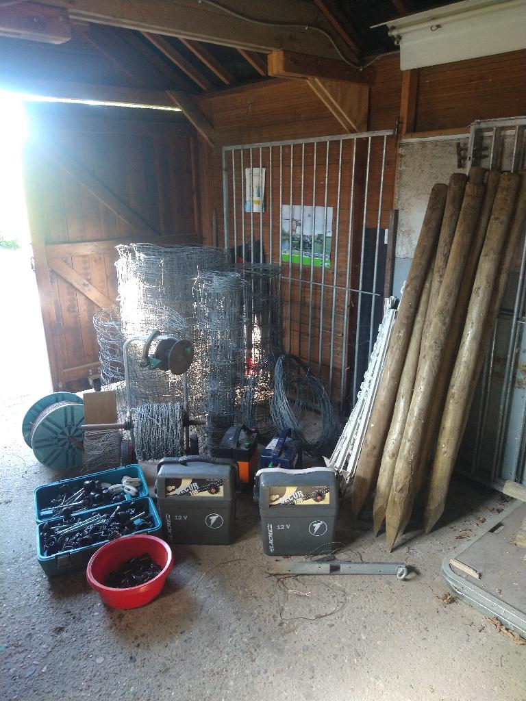 Matériel de clôture moutons, Enlèvement, Utilisé