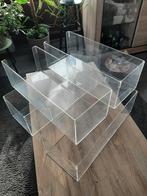 4 boîtes en plexi 60 x 24 x 20 cm, Enlèvement, Comme neuf