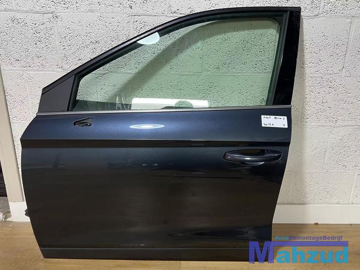 SEAT IBIZA 5 blauw links voor deur portier 2017+, Auto-onderdelen, Carrosserie, Deur, Seat, Voor, Links, Gebruikt