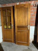LOT de 8 portes interieur bois massif, Bricolage & Construction, Comme neuf, Enlèvement, Vitre comprise, Bois