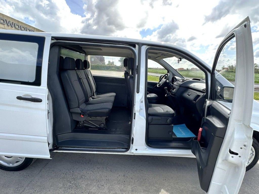 Mercedes Vito 2.2L Dubbel Cabine 5 zitplaatsen, Auto's, Bestelwagens en Lichte vracht, Bedrijf, Te koop, ABS, Airbags, Airconditioning