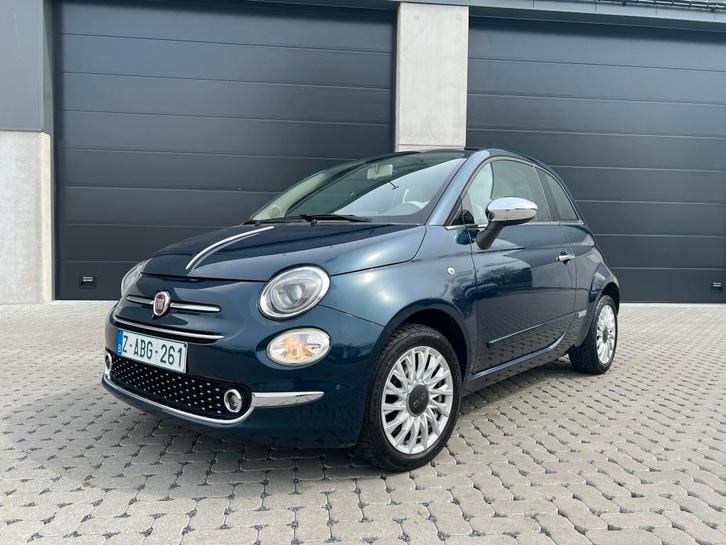 Fiat 500 1.2 | 105dkm | '17 | pano | airco | navi | 1j gar, Auto's, Fiat, Bedrijf, Te koop, ABS, Airconditioning, Bluetooth, Boordcomputer