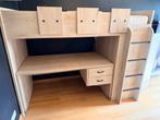 Lit mezzanine avec bureau + armoire penderie, Enlèvement, Utilisé, Lit mezzanine