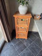 ladenkastje  rieten manden, Huis en Inrichting, Ophalen