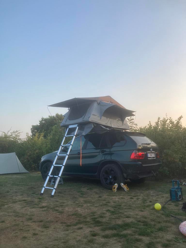 Daktent Thule 1 weekend gebruikt, Caravanes & Camping, Tentes, jusqu'à 2, Comme neuf, Enlèvement