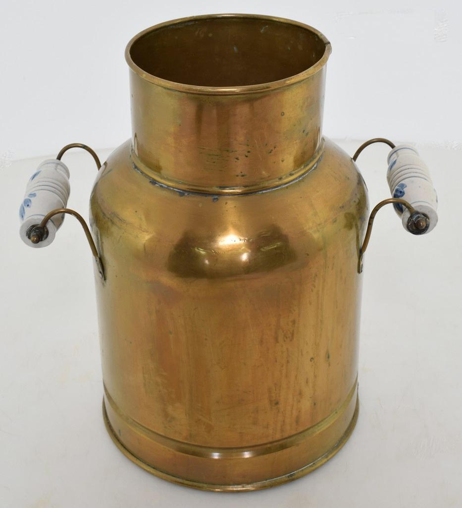 Decoratieve koperen melkkan, Antiek en Kunst, Antiek | Brons en Koper, Koper, Ophalen