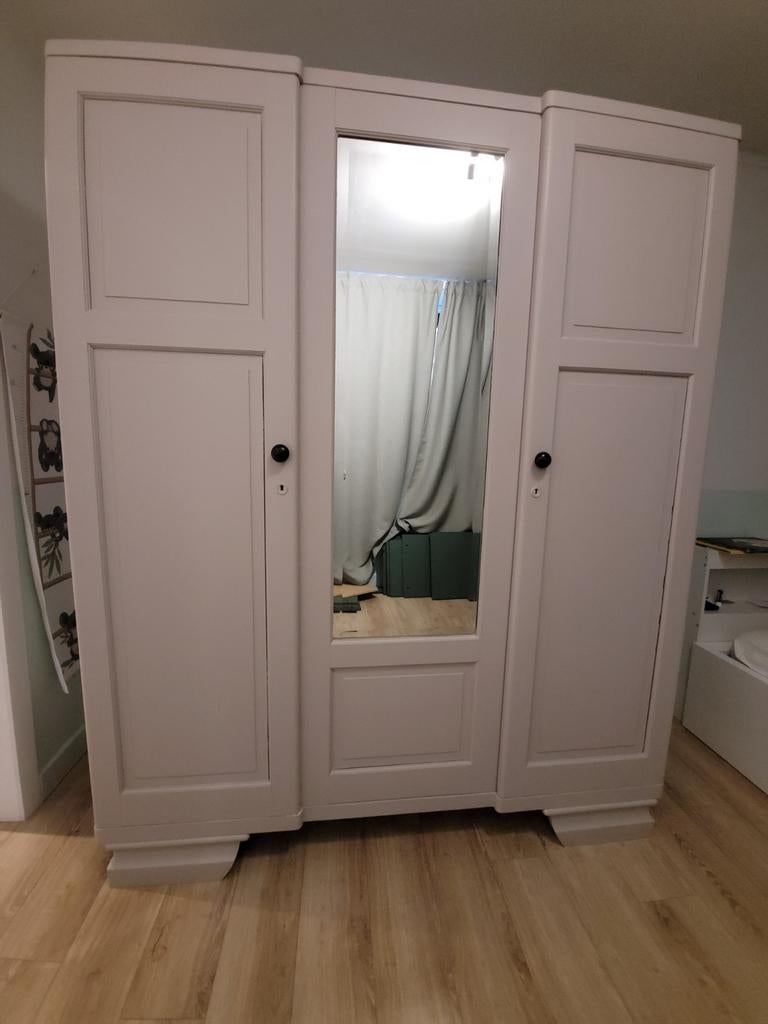 Antieke kleerkast, Antiquités & Art, Antiquités | Meubles | Armoires, Enlèvement