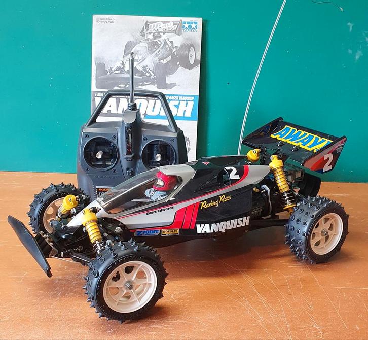 Tamiya 58076 Vanquish resto, Hobby en Vrije tijd, Modelbouw | Radiografisch | Auto's, Gebruikt, Auto offroad, Elektro, Schaal 1:10