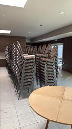 Vintage stoelen, stapelbaar, met transportkar, goede staat, Ophalen, Gebruikt, Meubilair