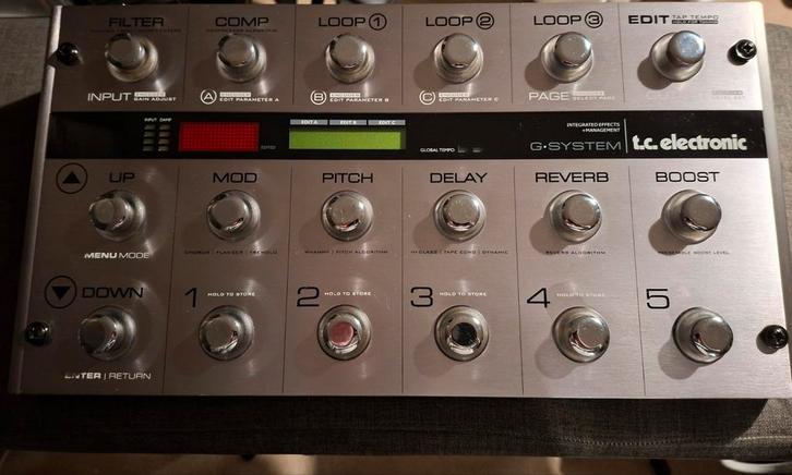 TC electronic G-System in perfecte staat, Muziek en Instrumenten, Effecten, Zo goed als nieuw, Ophalen of Verzenden