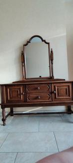 Ladekast met spiegel - eik, Antiek en Kunst, Ophalen