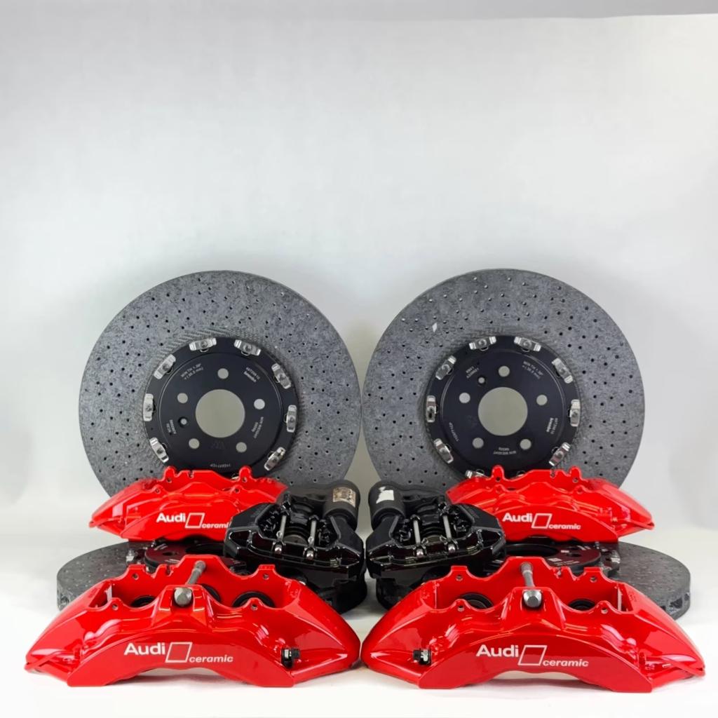 Audi RS6 C6 C7 keramische schijfset met remklauwen, Auto-onderdelen, Remmen en Aandrijving, Audi, Ophalen of Verzenden