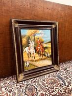 Klassiek Engels Schilderij Jachttafereel, Enlèvement