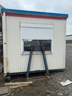 Bureelcontainer op slee, Enlèvement