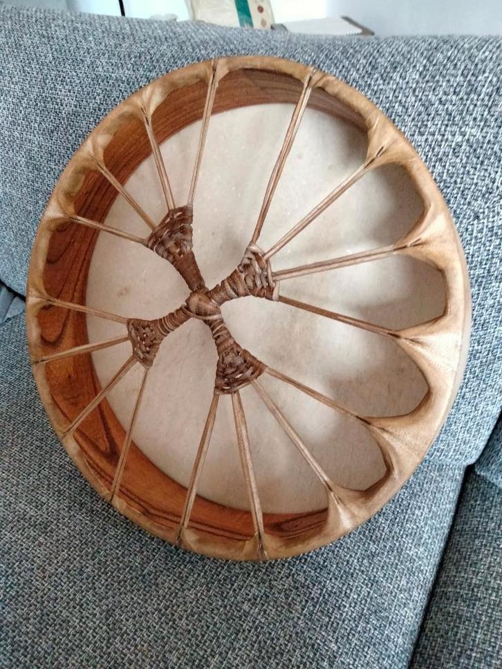Tambour chamanique bouc 40cm, Musique & Instruments, Percussions, Neuf, Tambour, Enlèvement