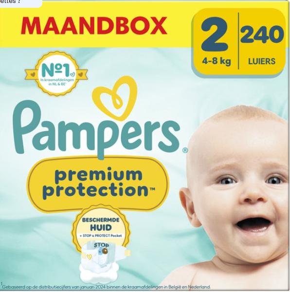 Pampers Premium Protection - Taille 2, Enfants & Bébés, Bains & Soins, Neuf, Autres types, Autres marques, Enlèvement
