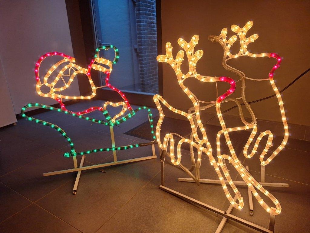 Kerstverlichting, Ophalen, Gebruikt